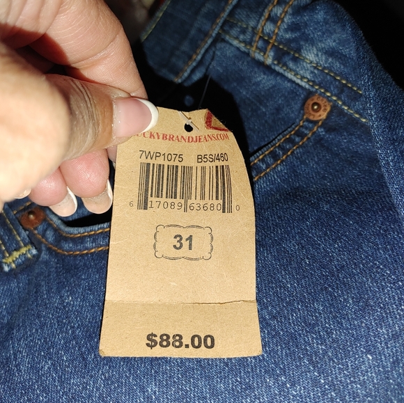 Lucky Brand Sweet & Low  Crop Jeans Sz.12, 36x26 NWT - Picture 6 of 9